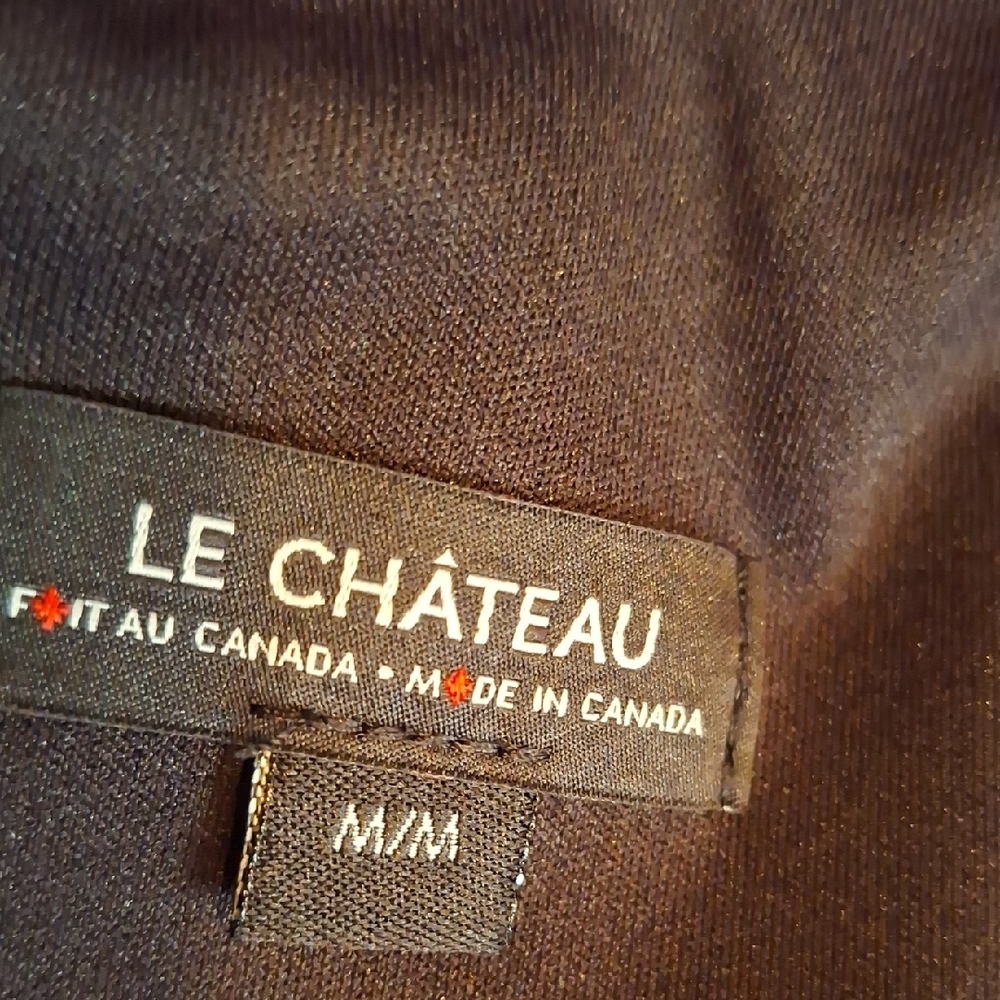 Le Chateau Asymmetrical Red Dress - Picture 2 of 6